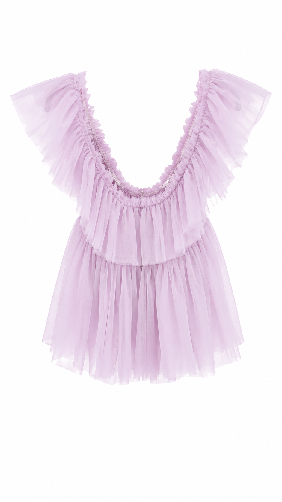 Top din tulle