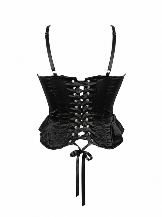 Corset satinat