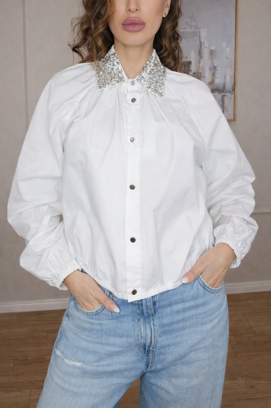 Cămașă din poplin