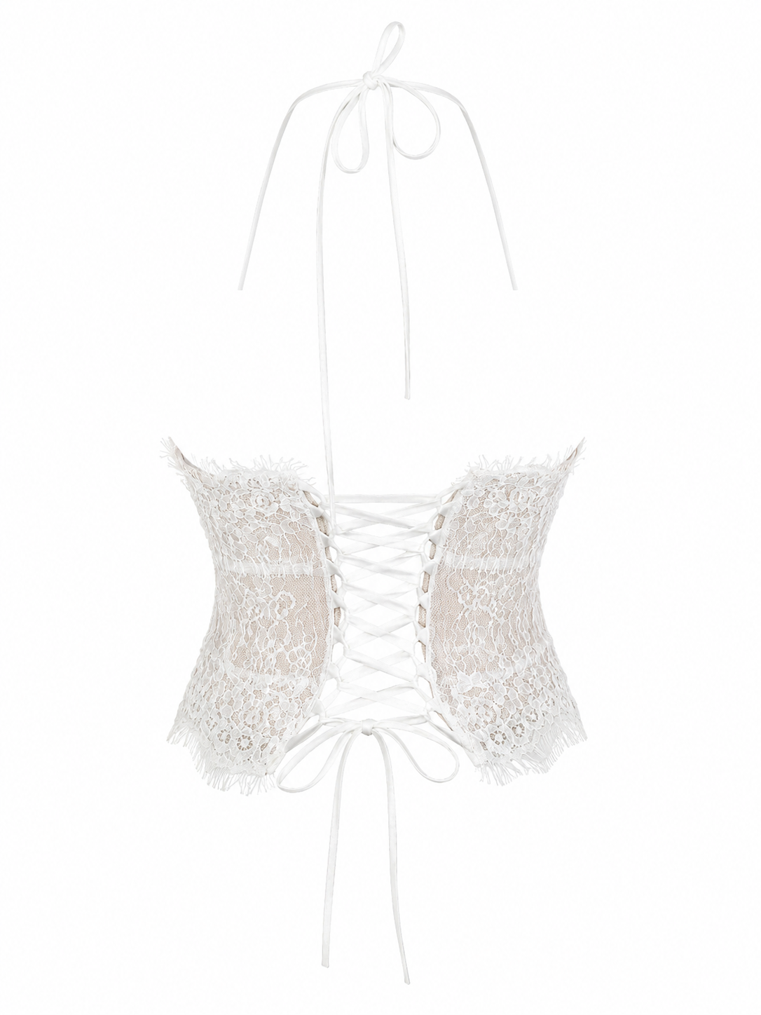 Corset elastic cu pietre argintii