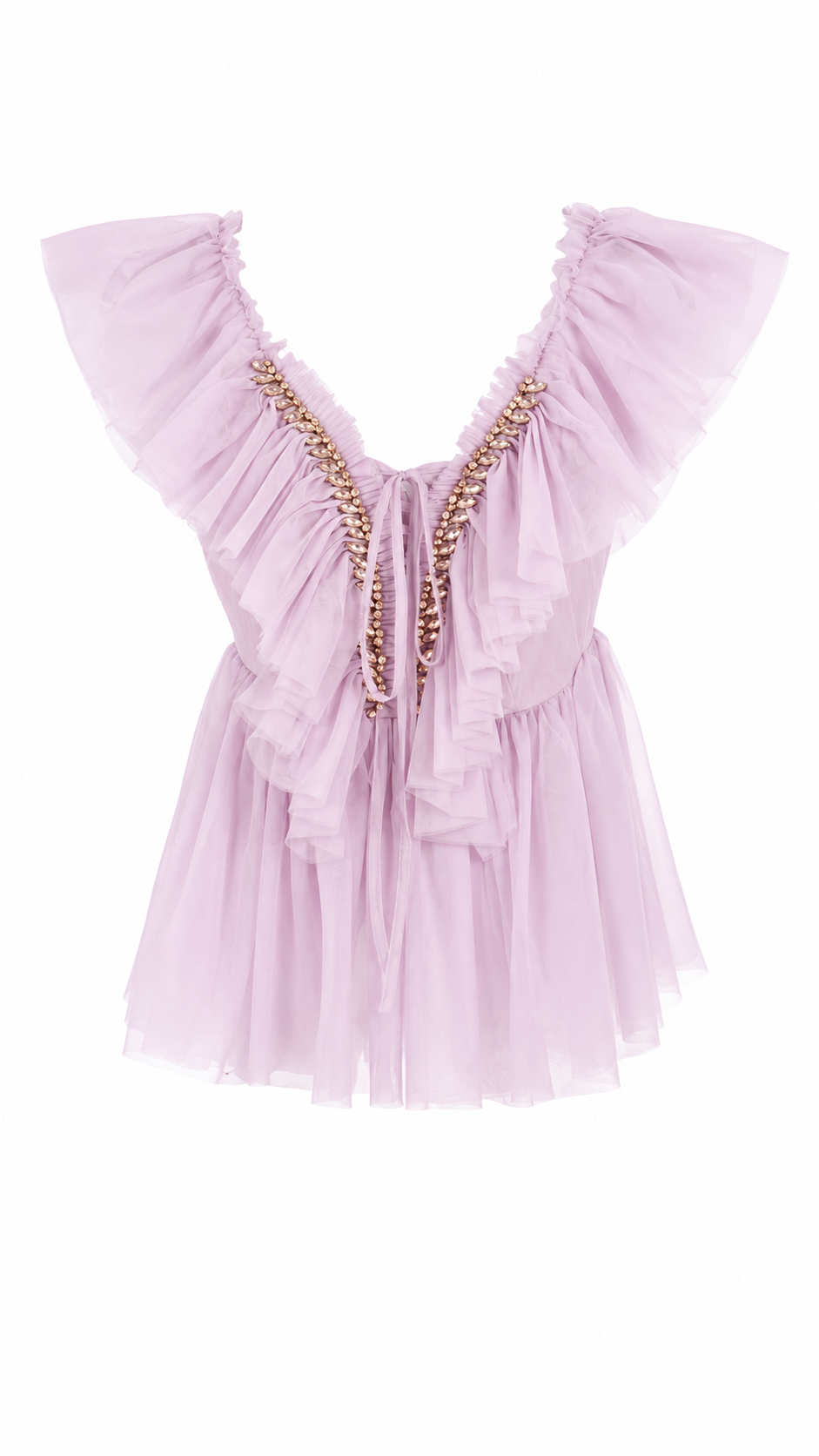Top din tulle