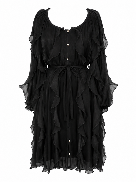 Rochie cu volane