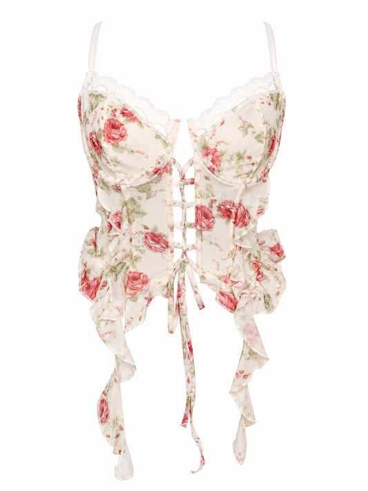 Corset din tulle