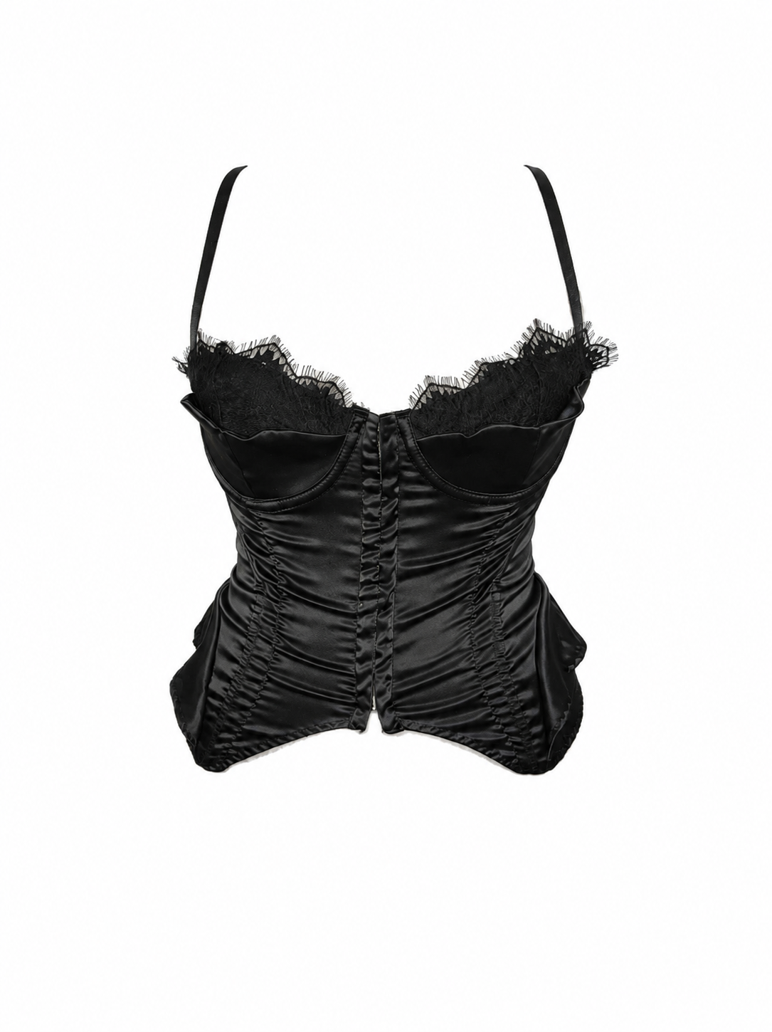 Corset satinat
